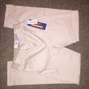 Old Navy boys Slim Taper pants  10/12 Large Kaki